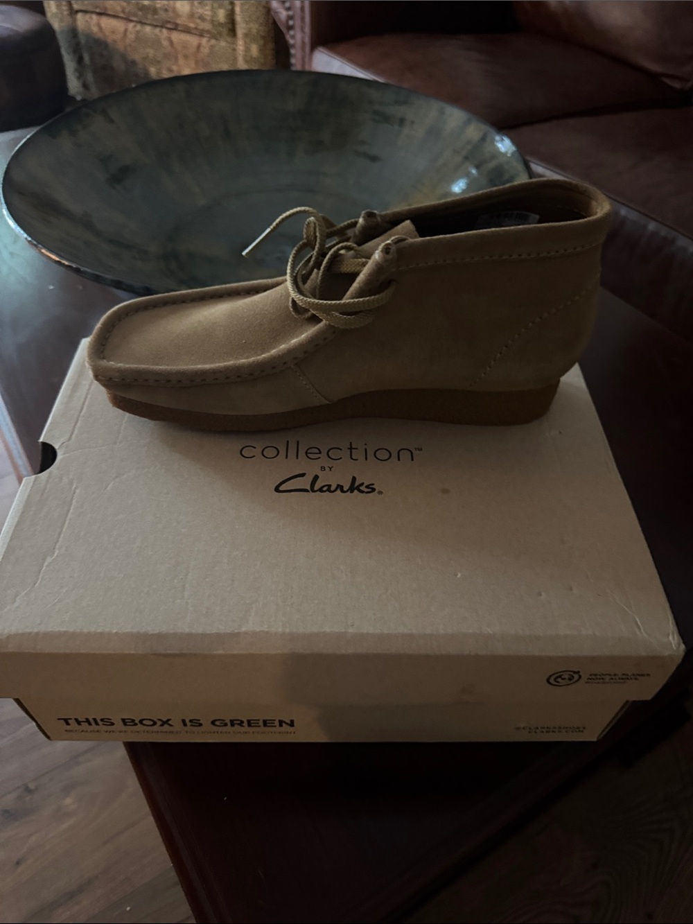 Clarks Men’s Chukka Boot in Tan Suede